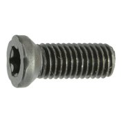 MIDWEST FASTENER #8-40 x 3/8 in Torx Oval Machine Screw, Black Oxide Steel, 10 PK 32977